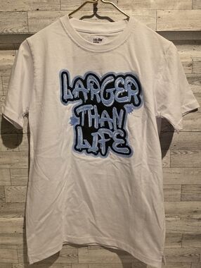 Evil Twin Kids 'Larger Than Life' Short Sleeve Tee - White/Light Blue